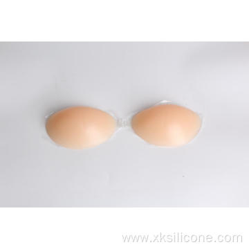 Front Colusre Invisible Push Up Silicone Bra